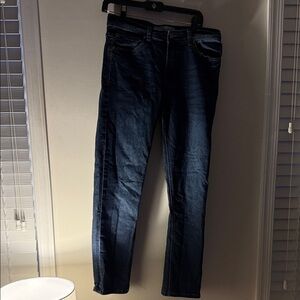 Dark Blue Denim Jeans